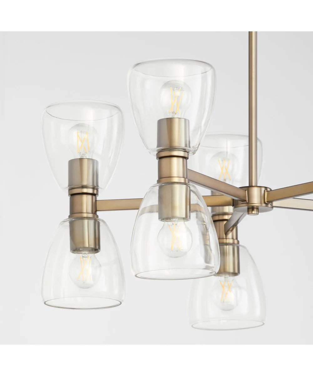 Relo 10-light Chandelier Dark Brass - Image 5