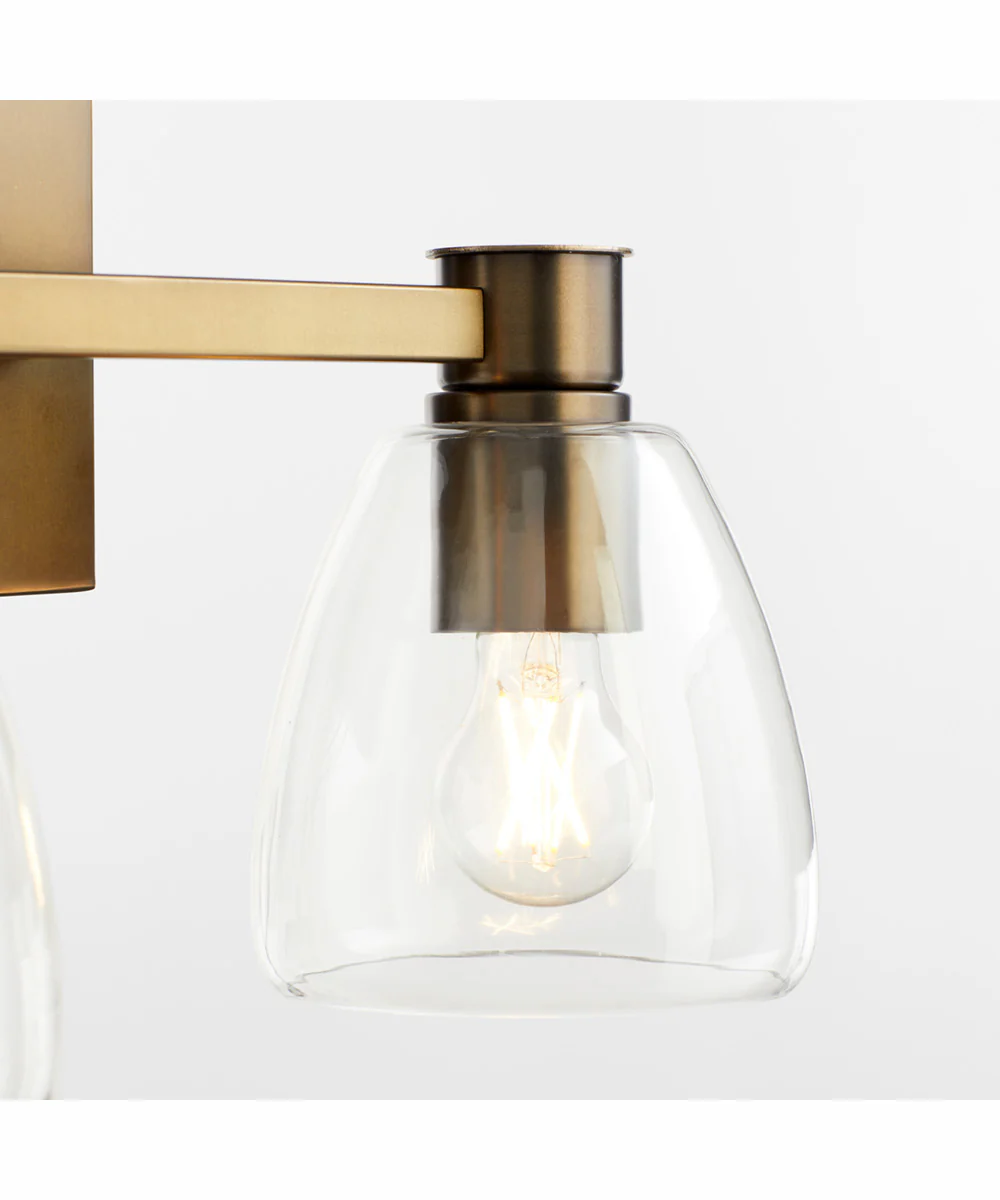 Relo 2-light Bath Vanity Light Dark Brass - Image 3