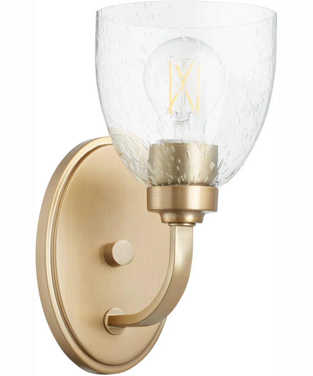 Reyes 1-light Wall Mount Light Fixture Aged Brass
