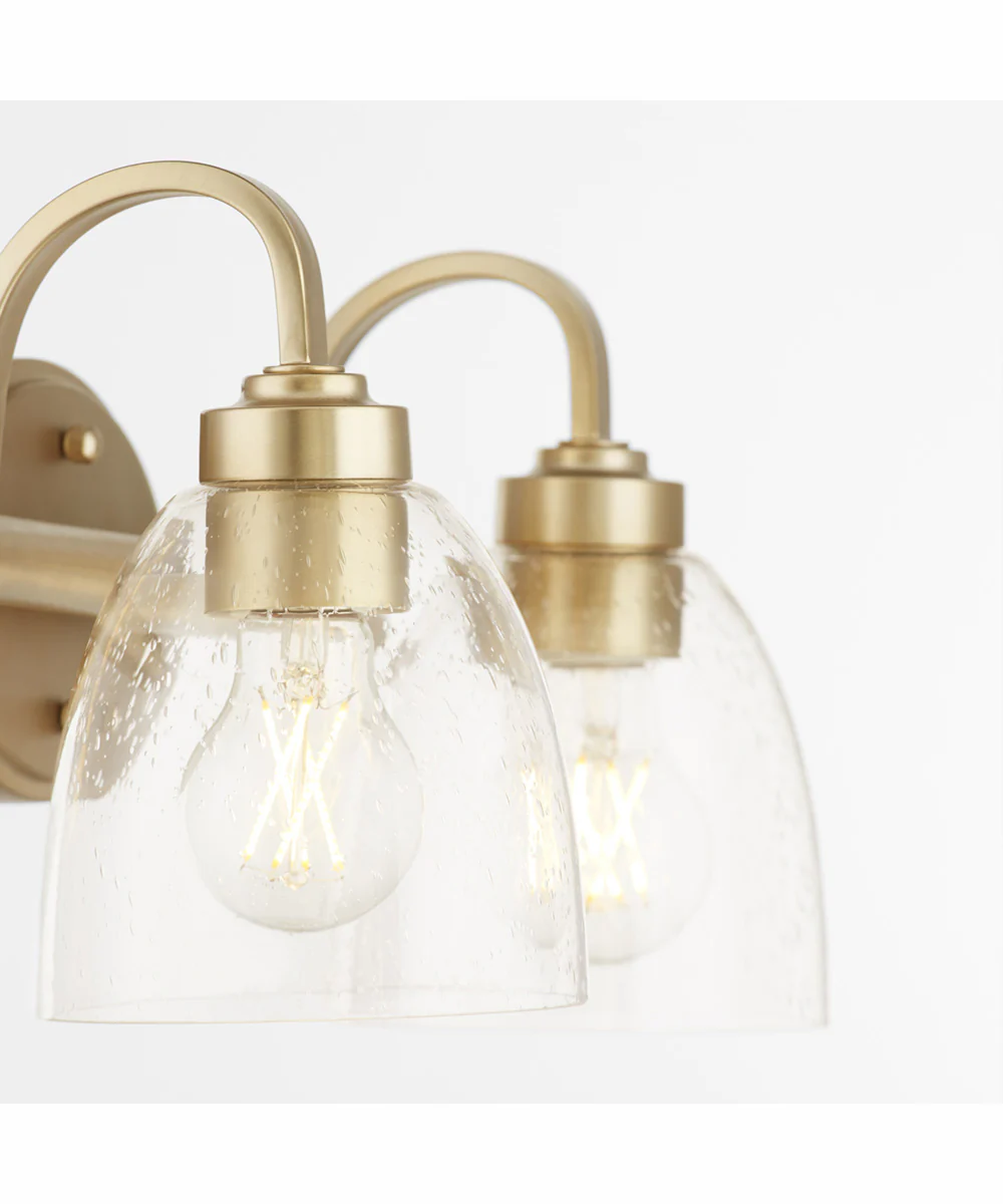 Reyes 2-light Bath Vanity Light Aged Brass - Image 4