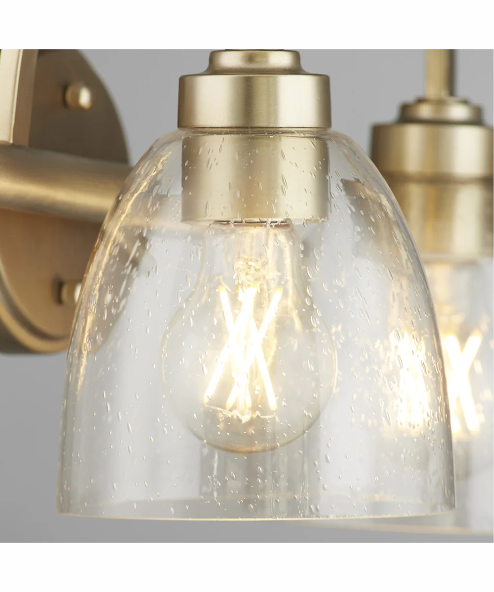 Reyes 2-light Bath Vanity Light Aged Brass - Image 5