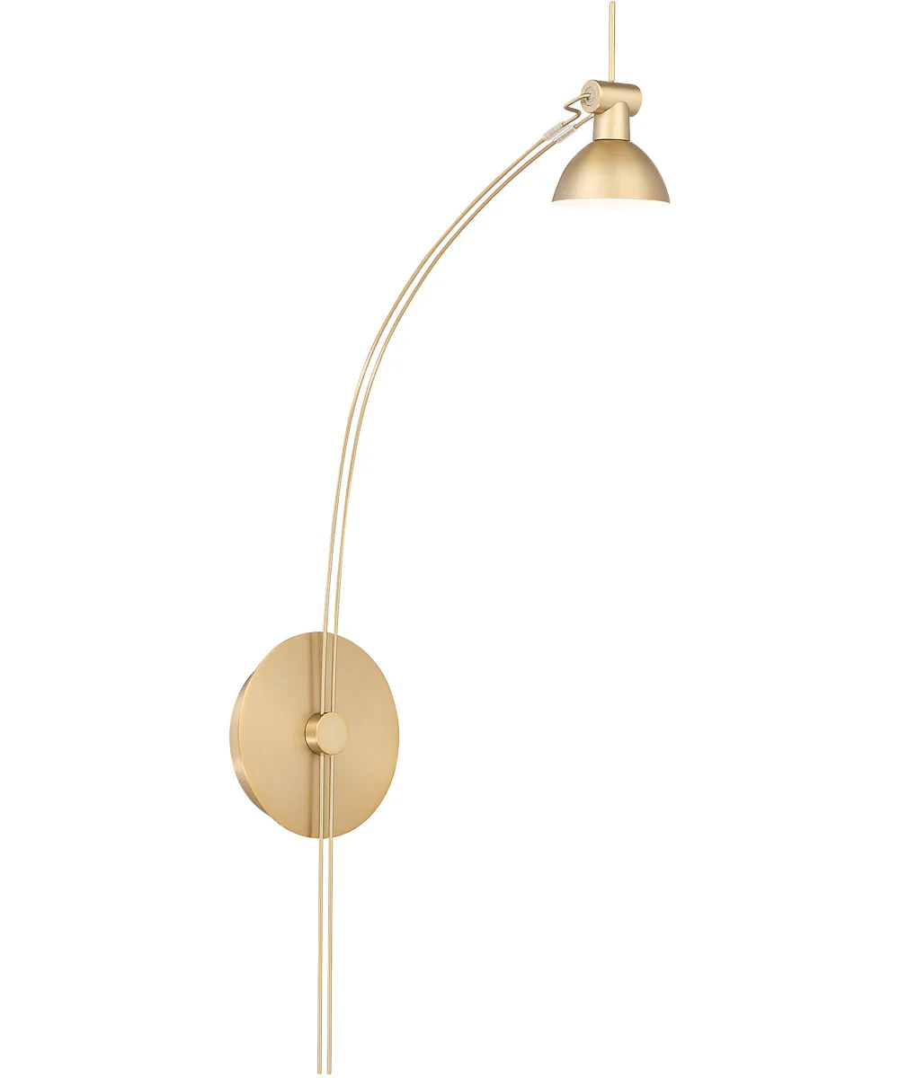 Ricardo 1-light Wall Mount Light Fixture Aged Brass - Image 2