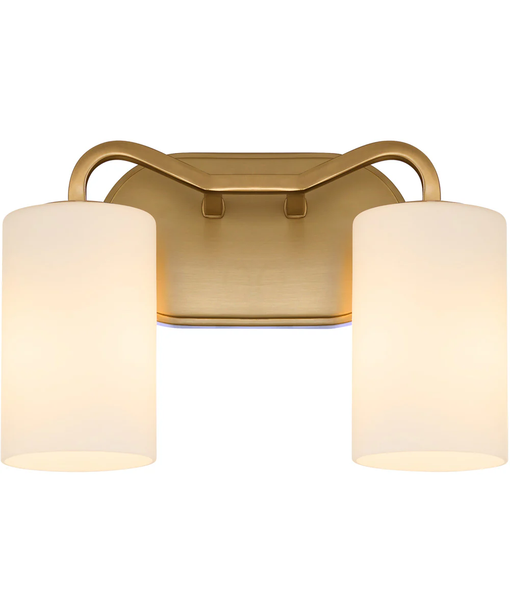 Rutherford 2-light Bath Vanity Light Brushed Brass - Image 2
