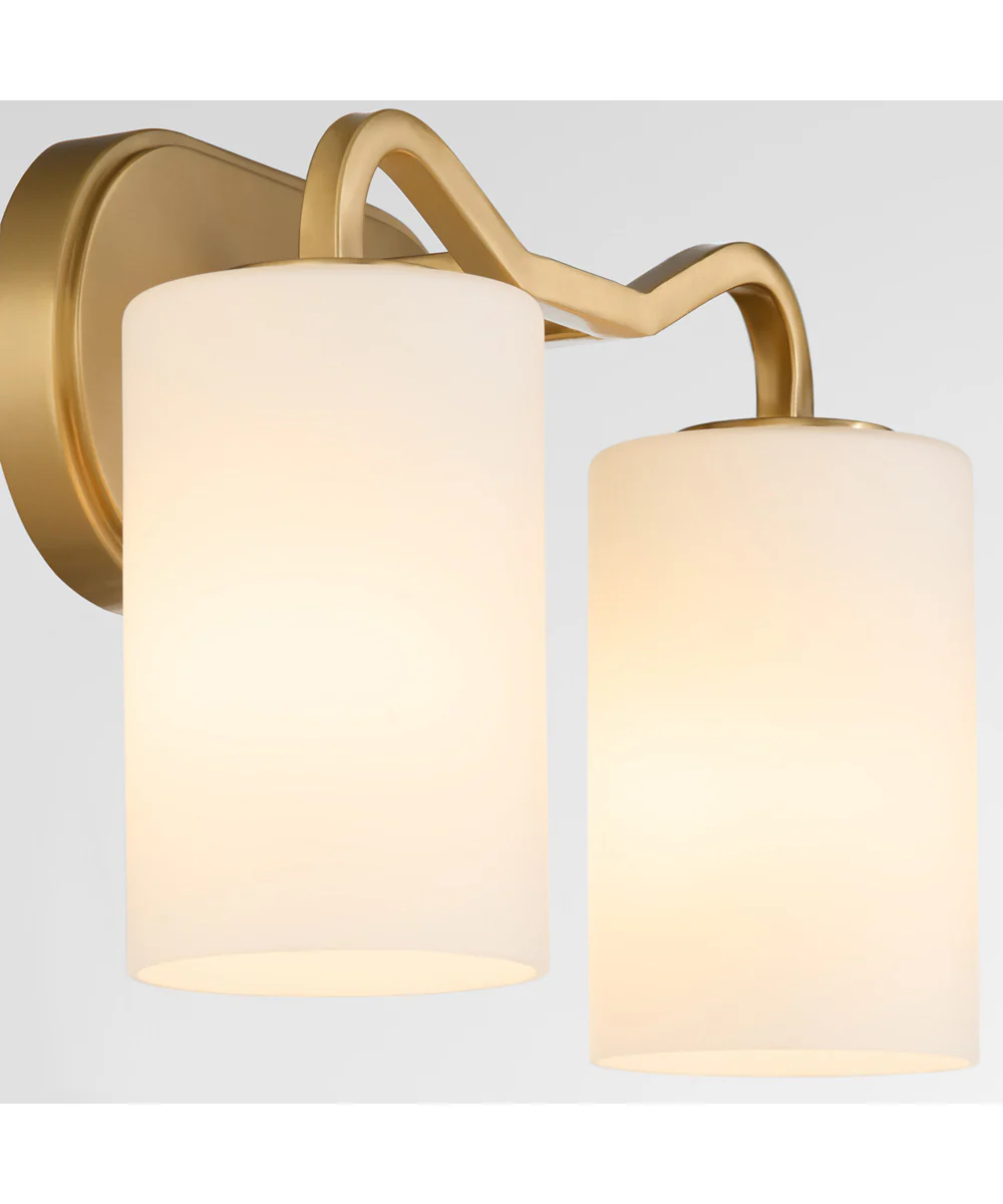 Rutherford 2-light Bath Vanity Light Brushed Brass - Image 3