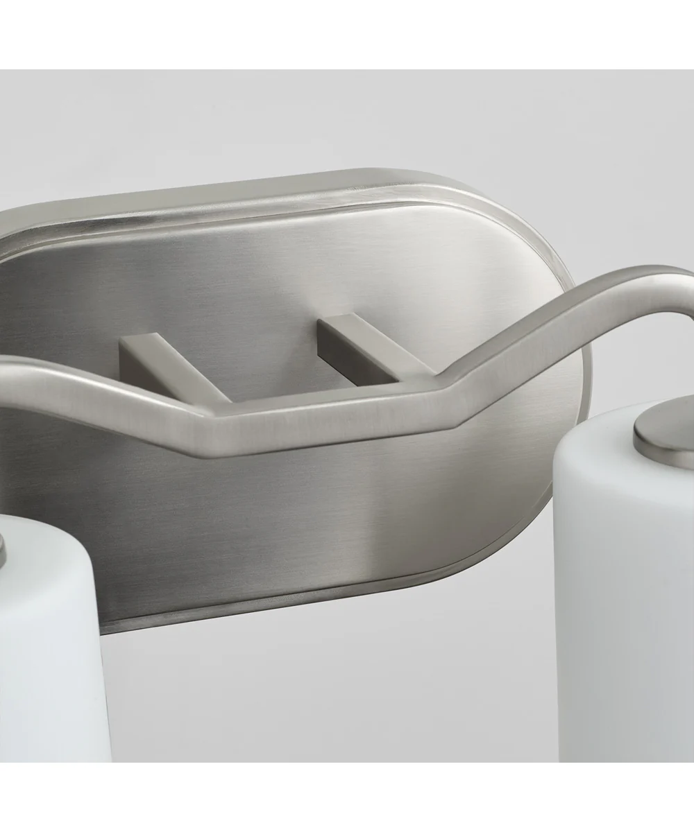Rutherford 2-light Bath Vanity Light Satin Nickel - Image 4