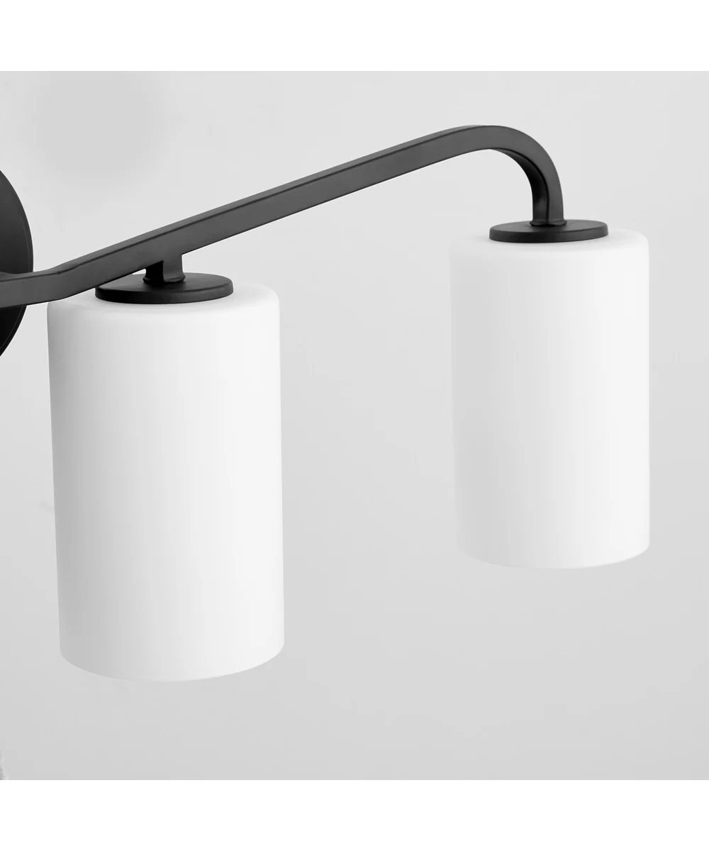 Rutherford 4-light Bath Vanity Light Matte Black - Image 3