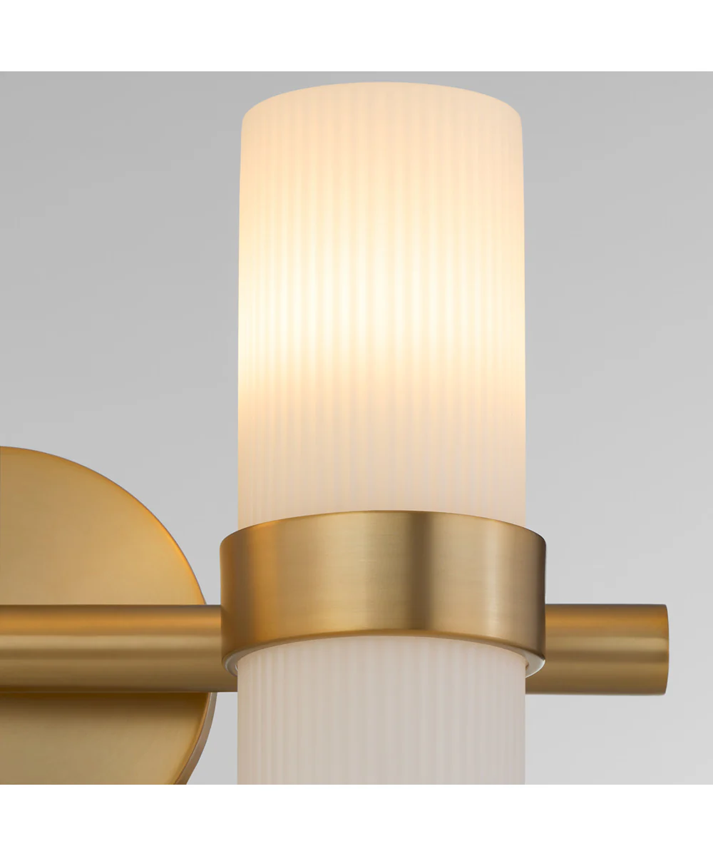 Sojourn 2-light Bath Vanity Light Brushed Brass - Image 3