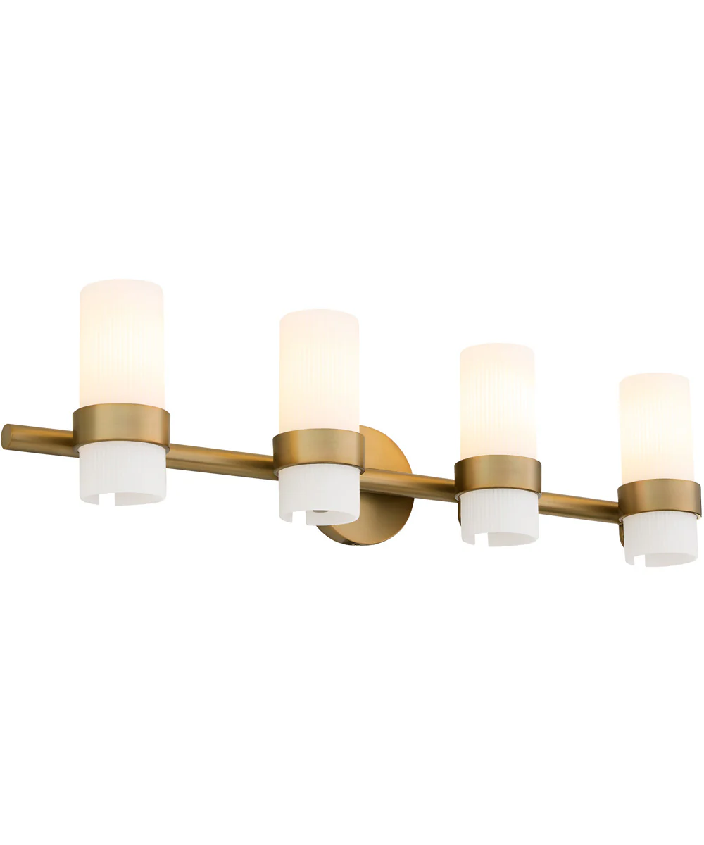 Sojourn 4-light Bath Vanity Light Brushed Brass - Image 2