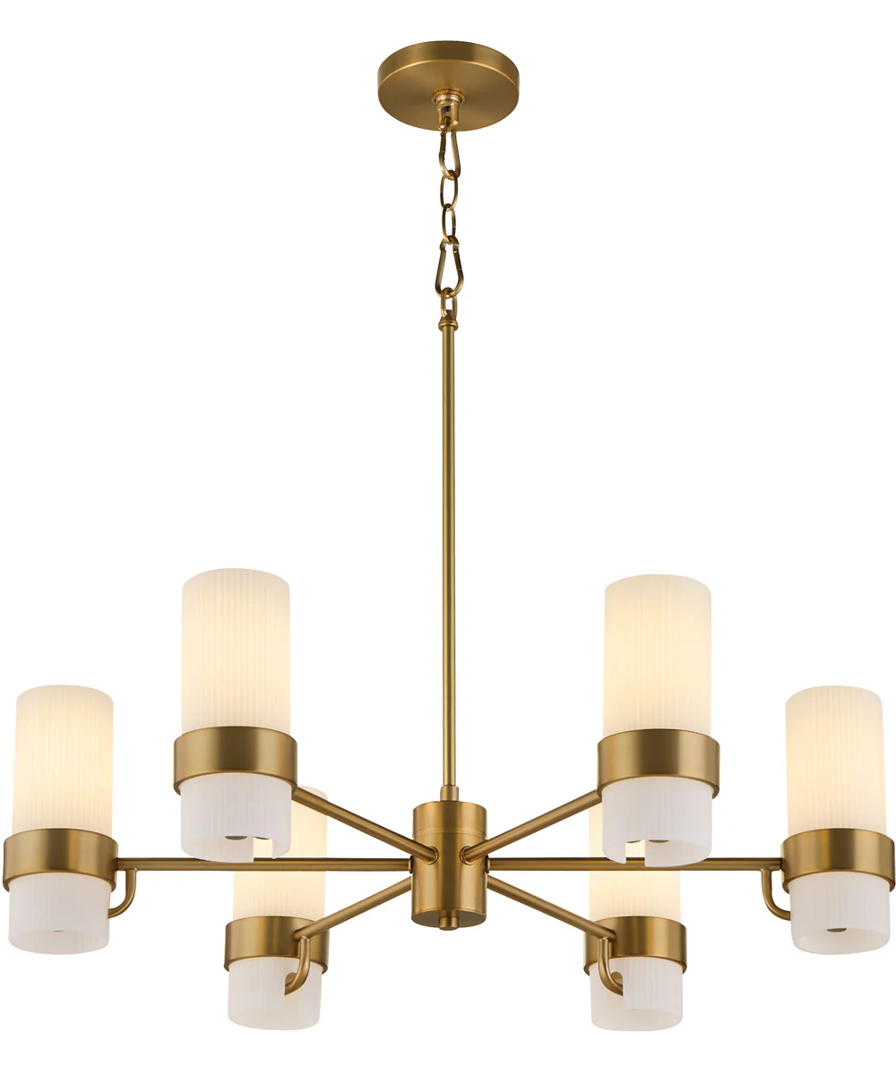 Sojourn 6-light Chandelier Brushed Brass - Image 2