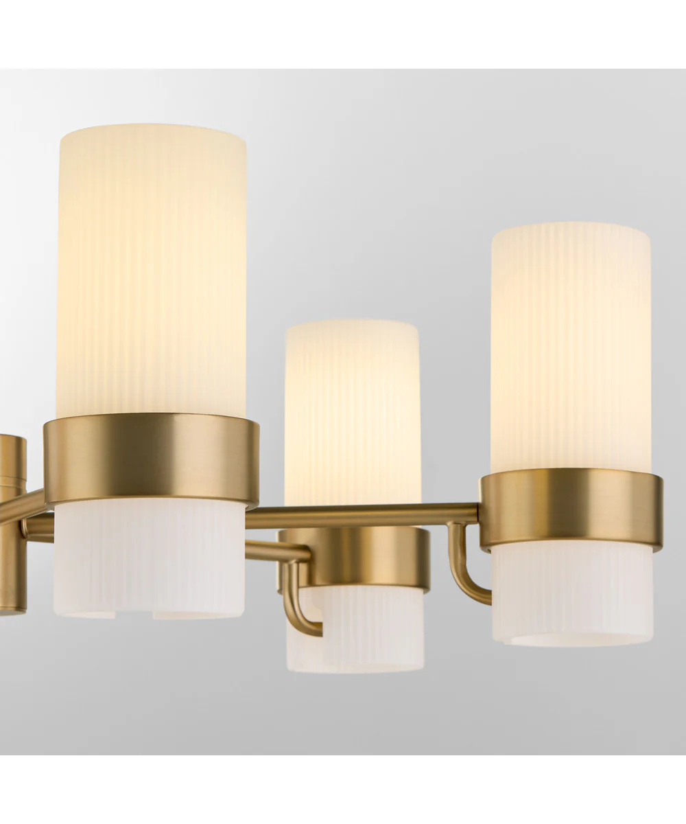 Sojourn 6-light Chandelier Brushed Brass - Image 3