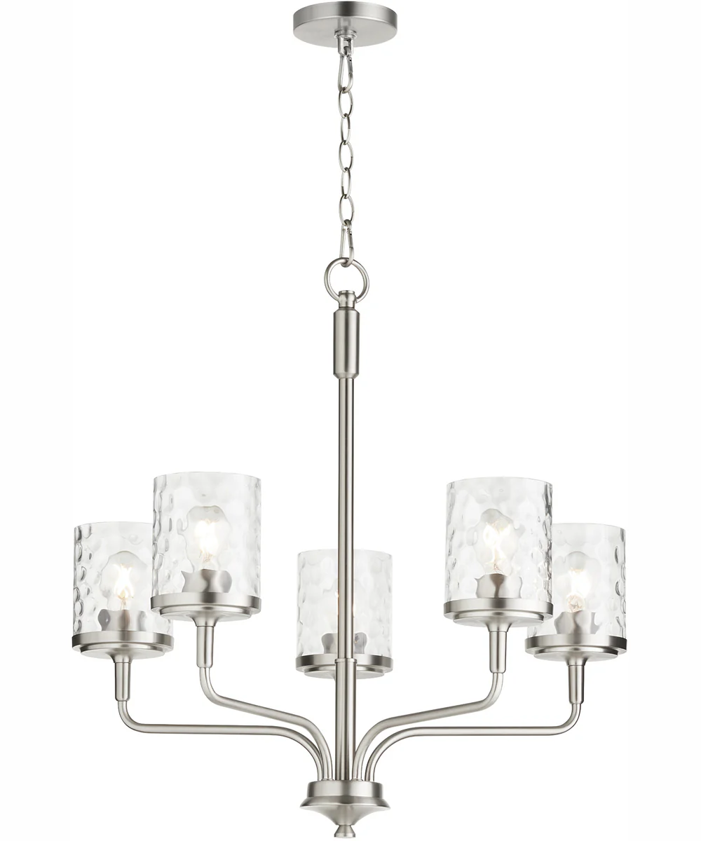 Starky 5-light Chandelier Satin Nickel - Image 2