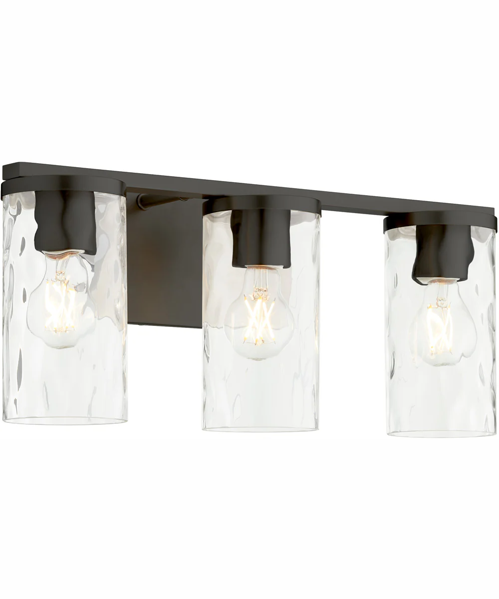 Steinway 3-light Bath Vanity Light Matte Black - Image 2