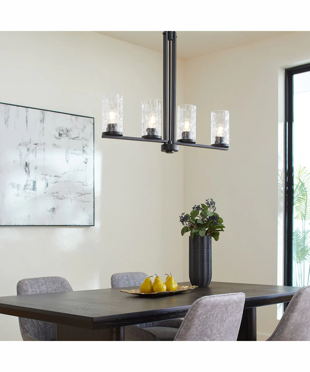 Steinway 4-light Chandelier Matte Black - Image 7
