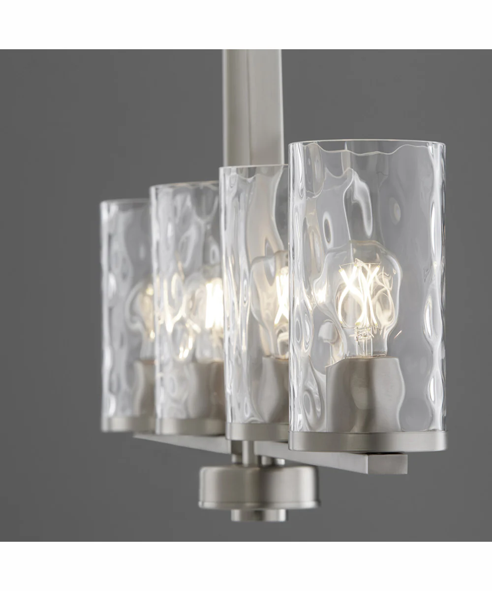 Steinway 4-light Chandelier Satin Nickel - Image 4