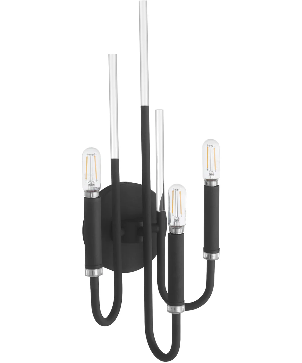 SUMMIT 3-light Wall Mount Light Fixture Textured Black