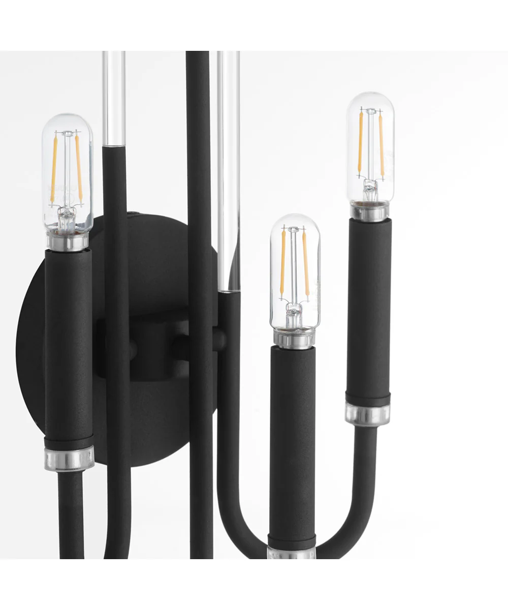 SUMMIT 3-light Wall Mount Light Fixture Textured Black - Image 3