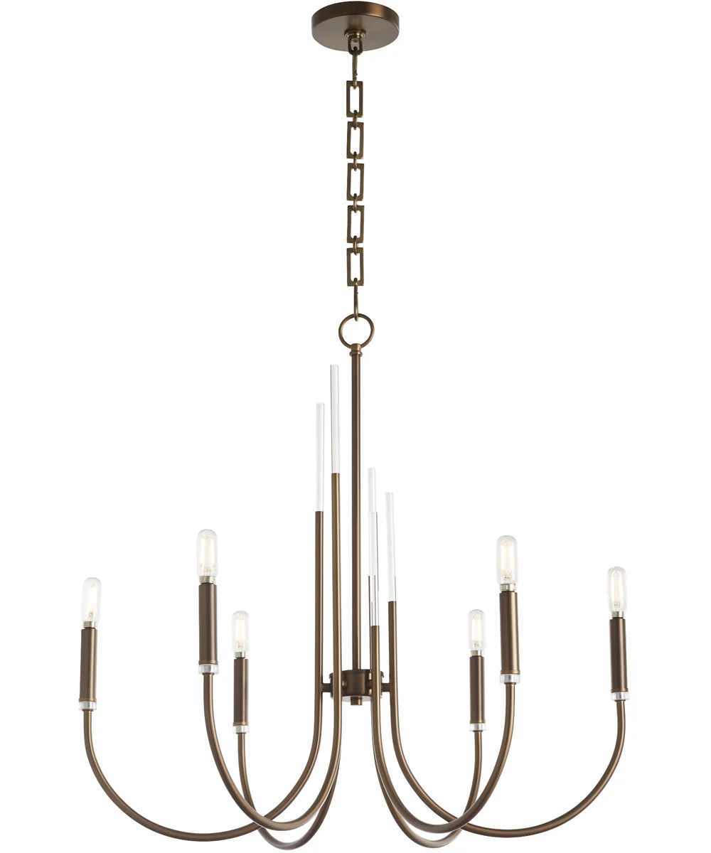 SUMMIT 6-light Chandelier Dark Brass - Image 2