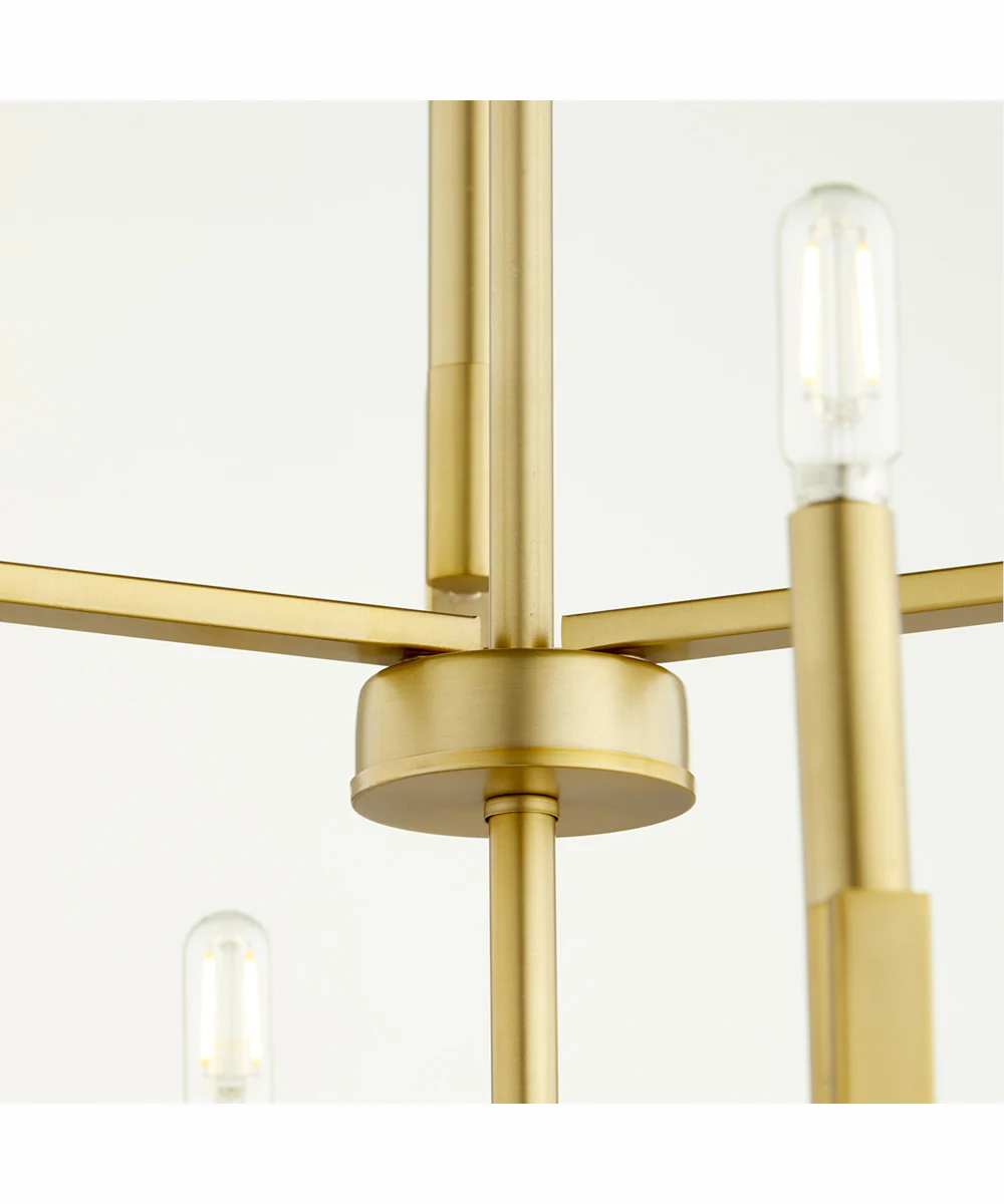 Tempo 9-light Chandelier Aged Brass - Image 3
