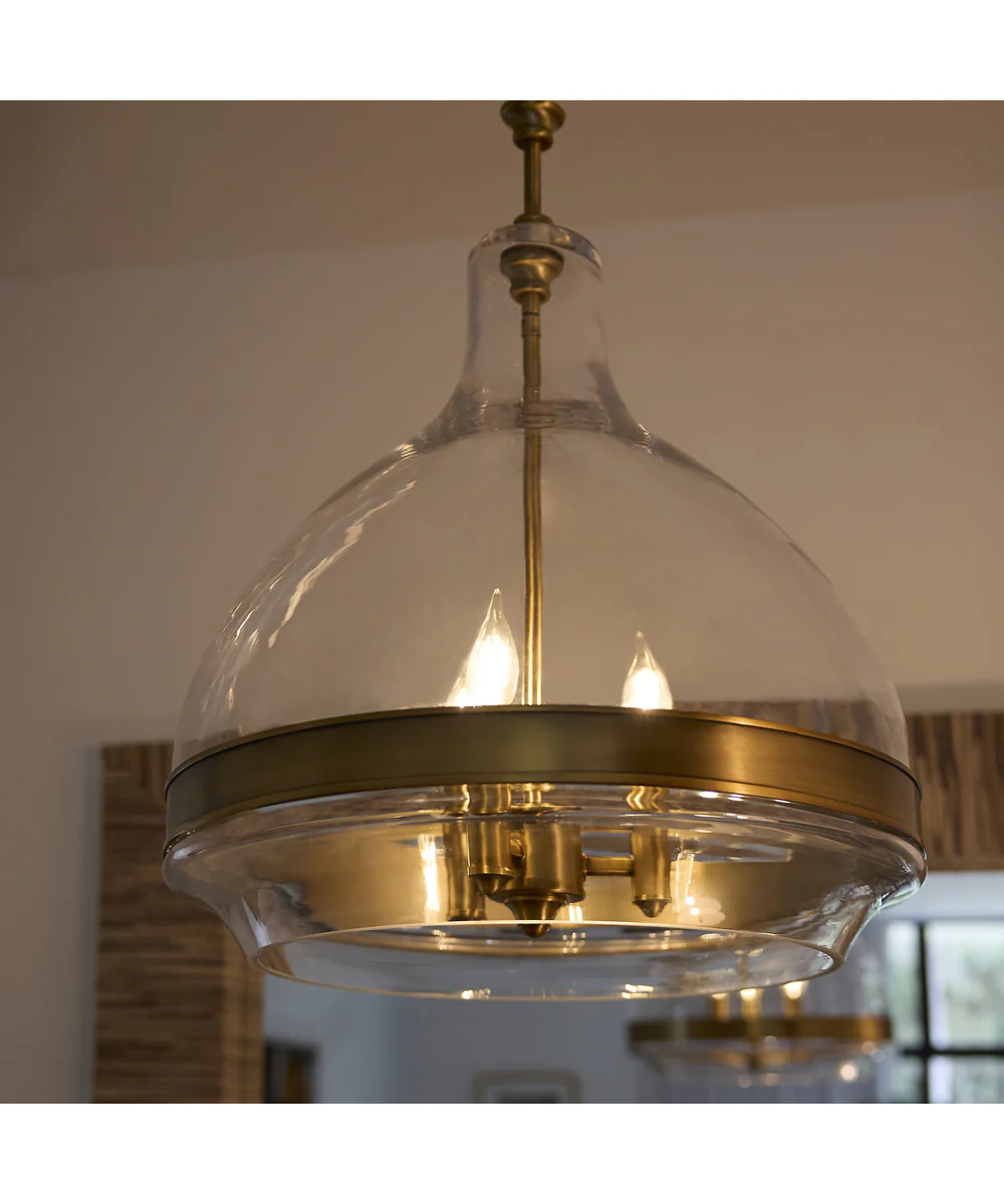 Tilbrook 3-light Pendant Brushed Brass - Image 7