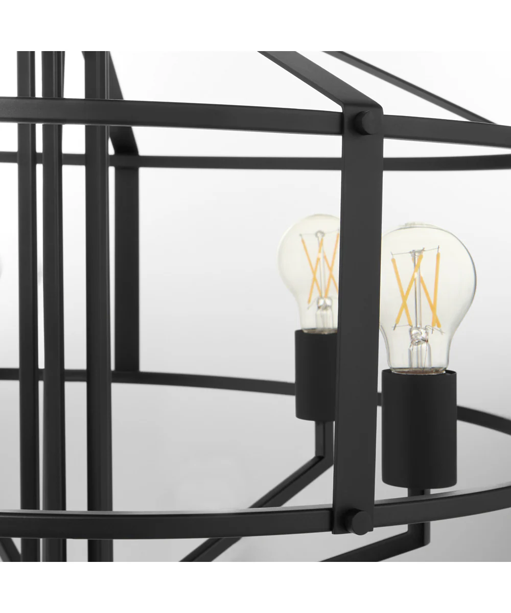 Tobin 5-light Pendant Matte Black - Image 4
