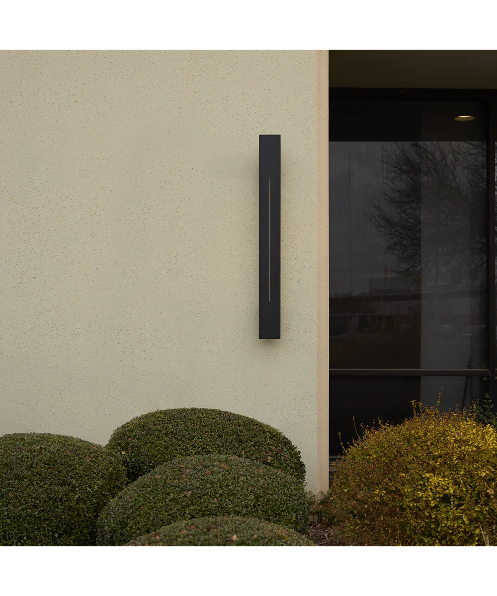 Torre Outdoor Wall Sconce Wall Mount Light Fixture Black - Image 3
