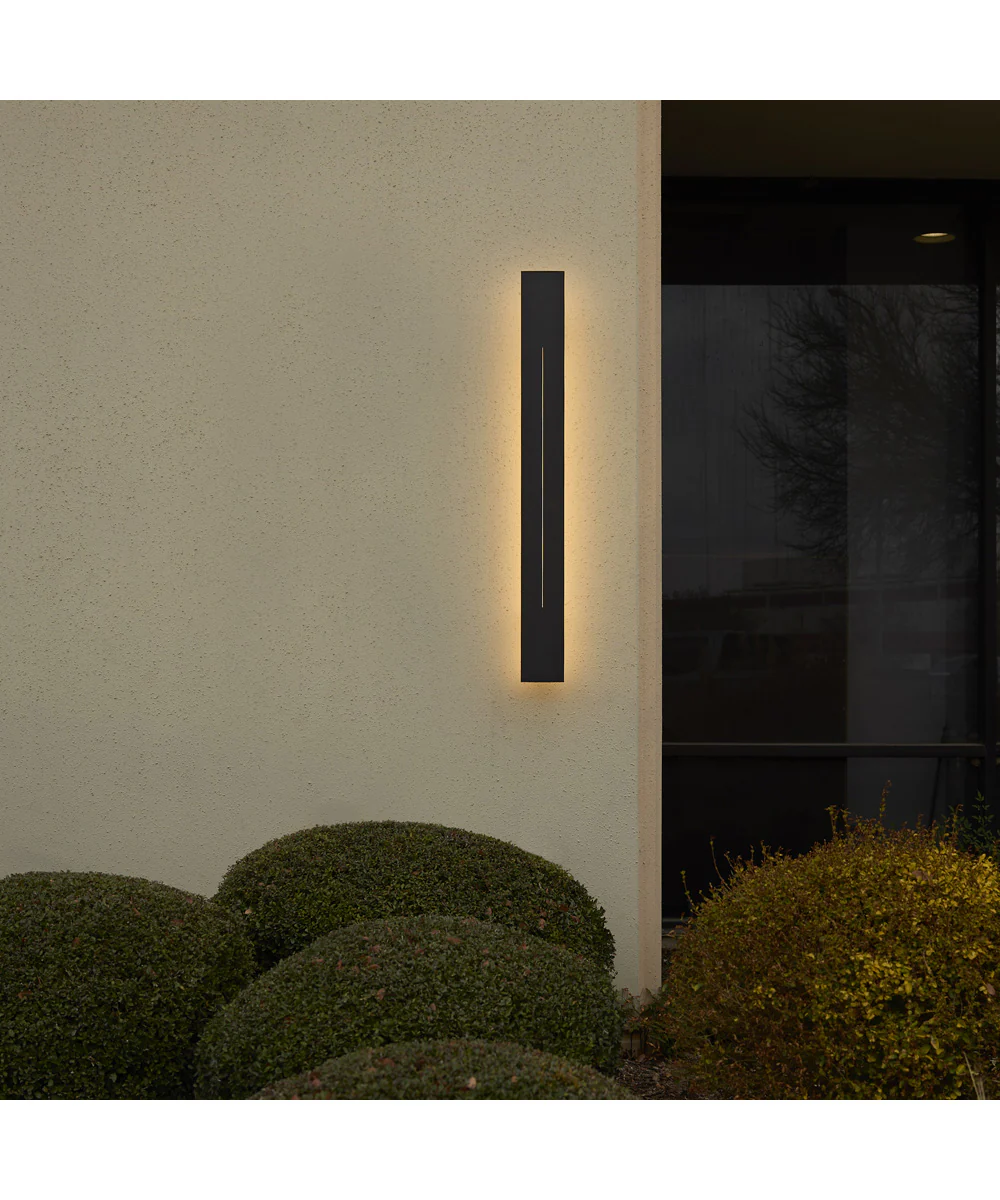 Torre Outdoor Wall Sconce Wall Mount Light Fixture Black - Image 4