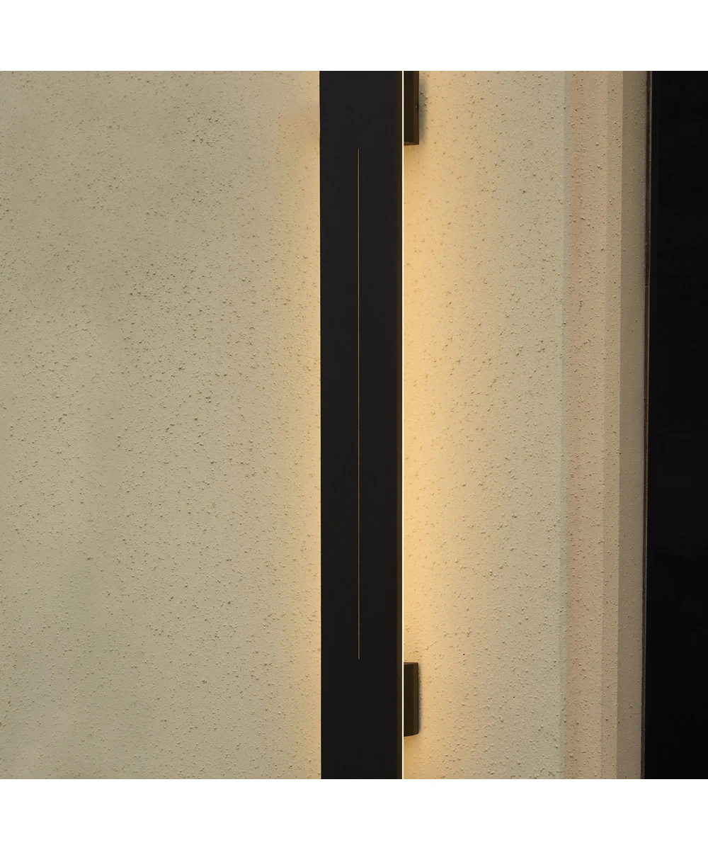 Torre Outdoor Wall Sconce Wall Mount Light Fixture Black - Image 6