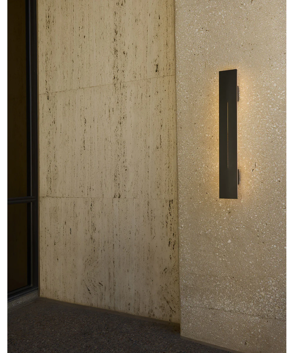 Torre Outdoor Wall Sconce Wall Mount Light Fixture Sand Black - Image 5