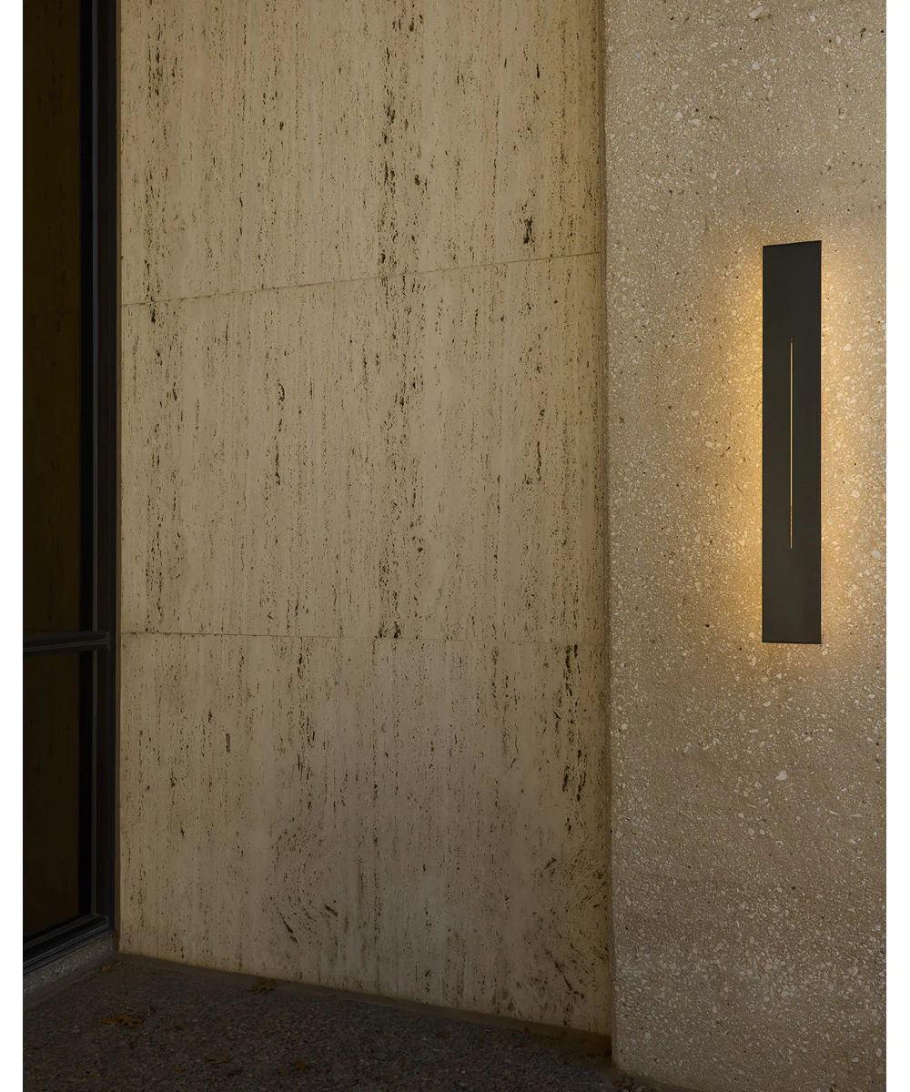 Torre Outdoor Wall Sconce Wall Mount Light Fixture Sand Black - Image 7