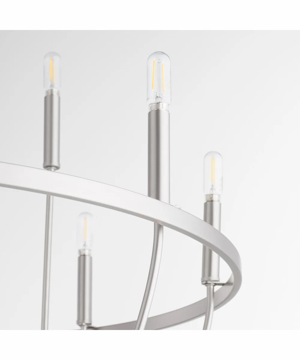 Tribute 12-light Chandelier Satin Nickel - Image 3