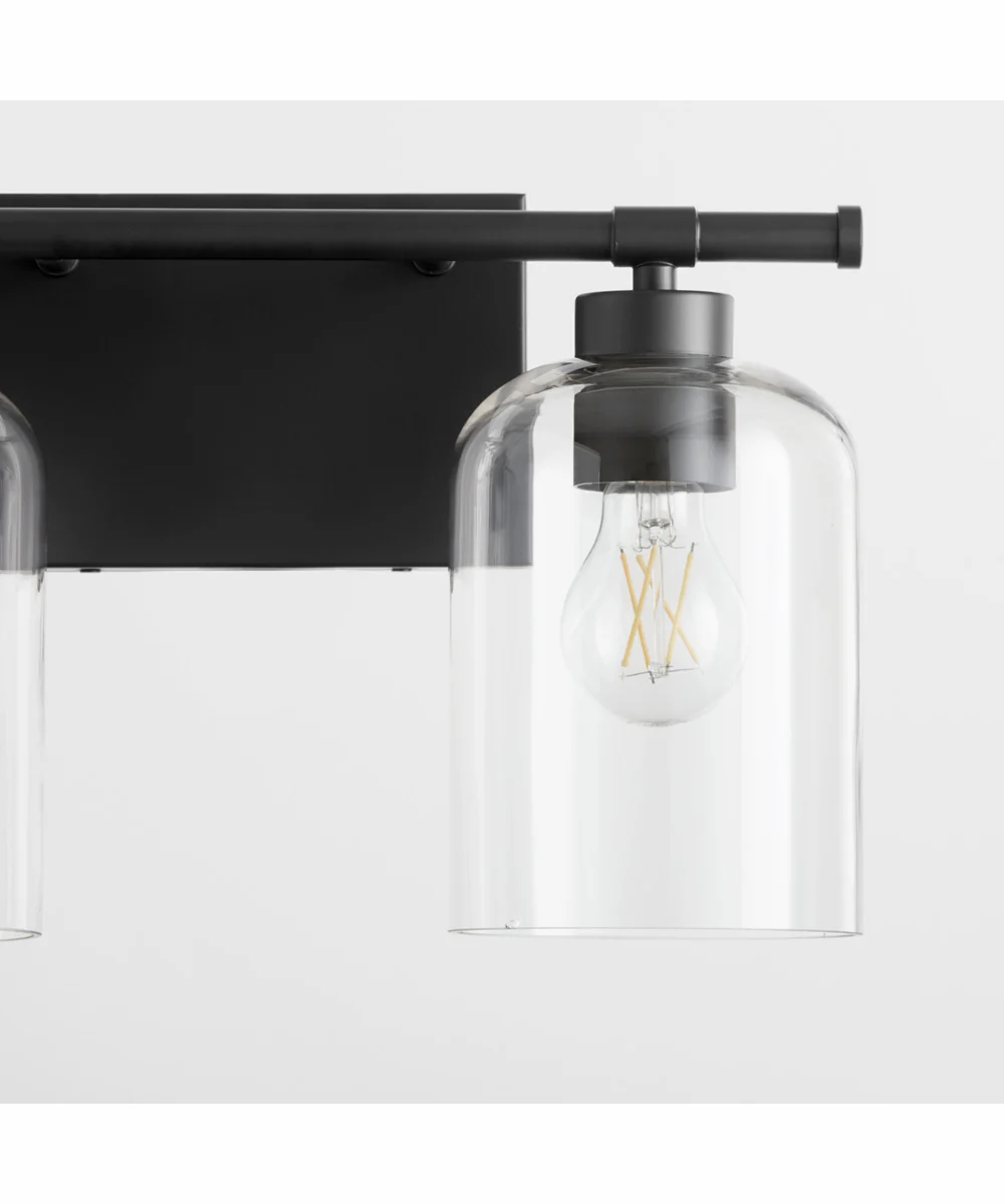 Tribute 2-light Bath Vanity Light Matte Black - Image 4