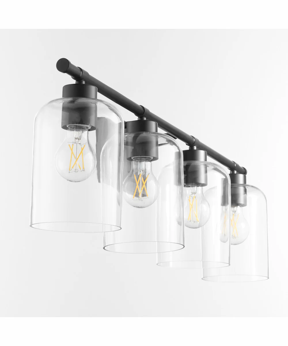 Tribute 4-light Bath Vanity Light Matte Black - Image 3