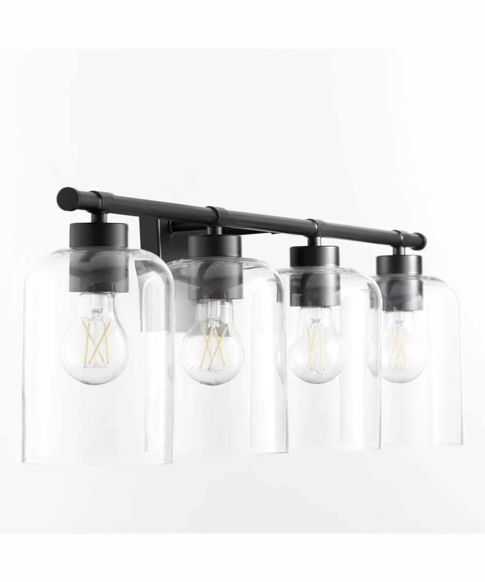 Tribute 4-light Bath Vanity Light Matte Black - Image 4