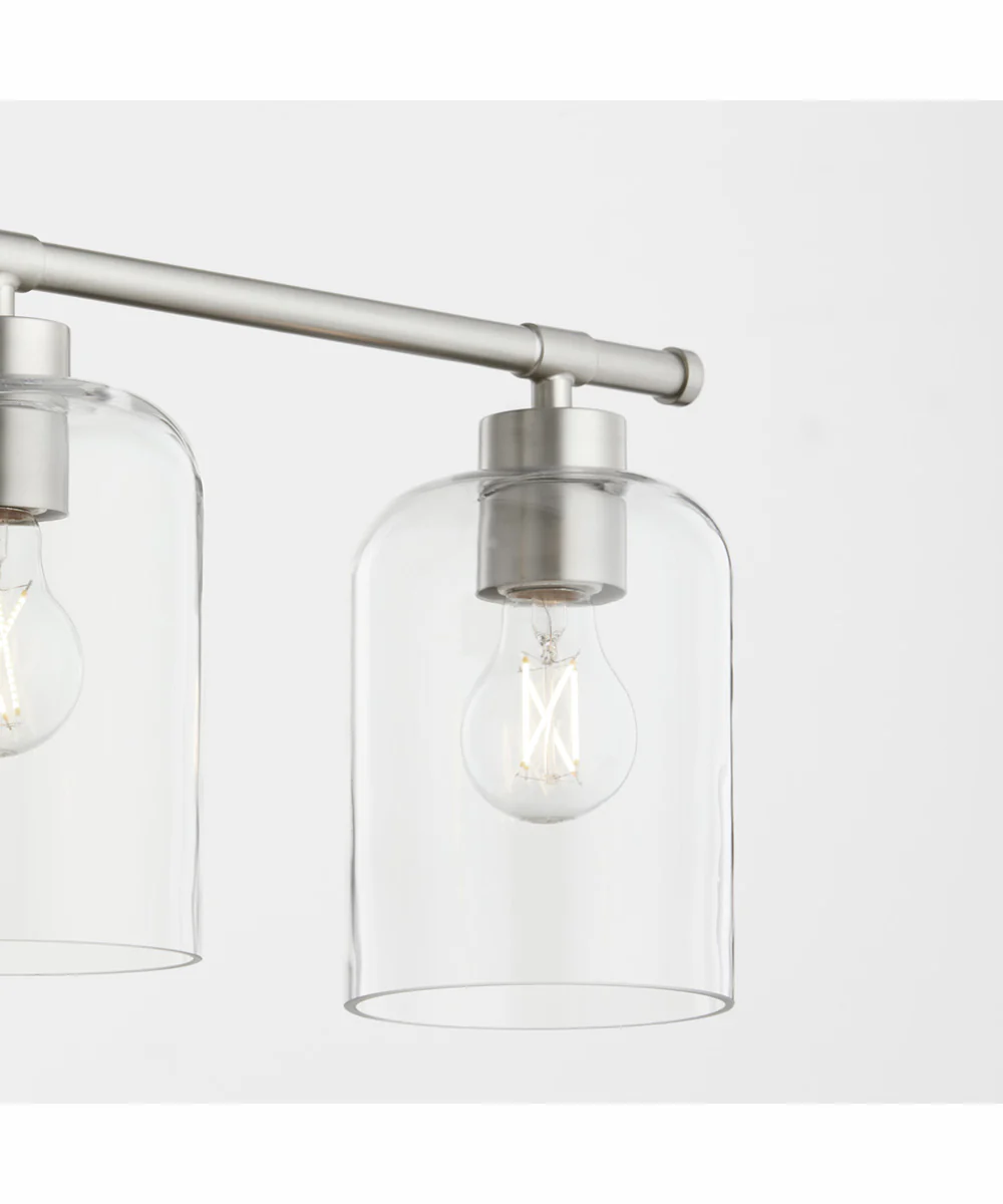 Tribute 4-light Bath Vanity Light Satin Nickel - Image 3