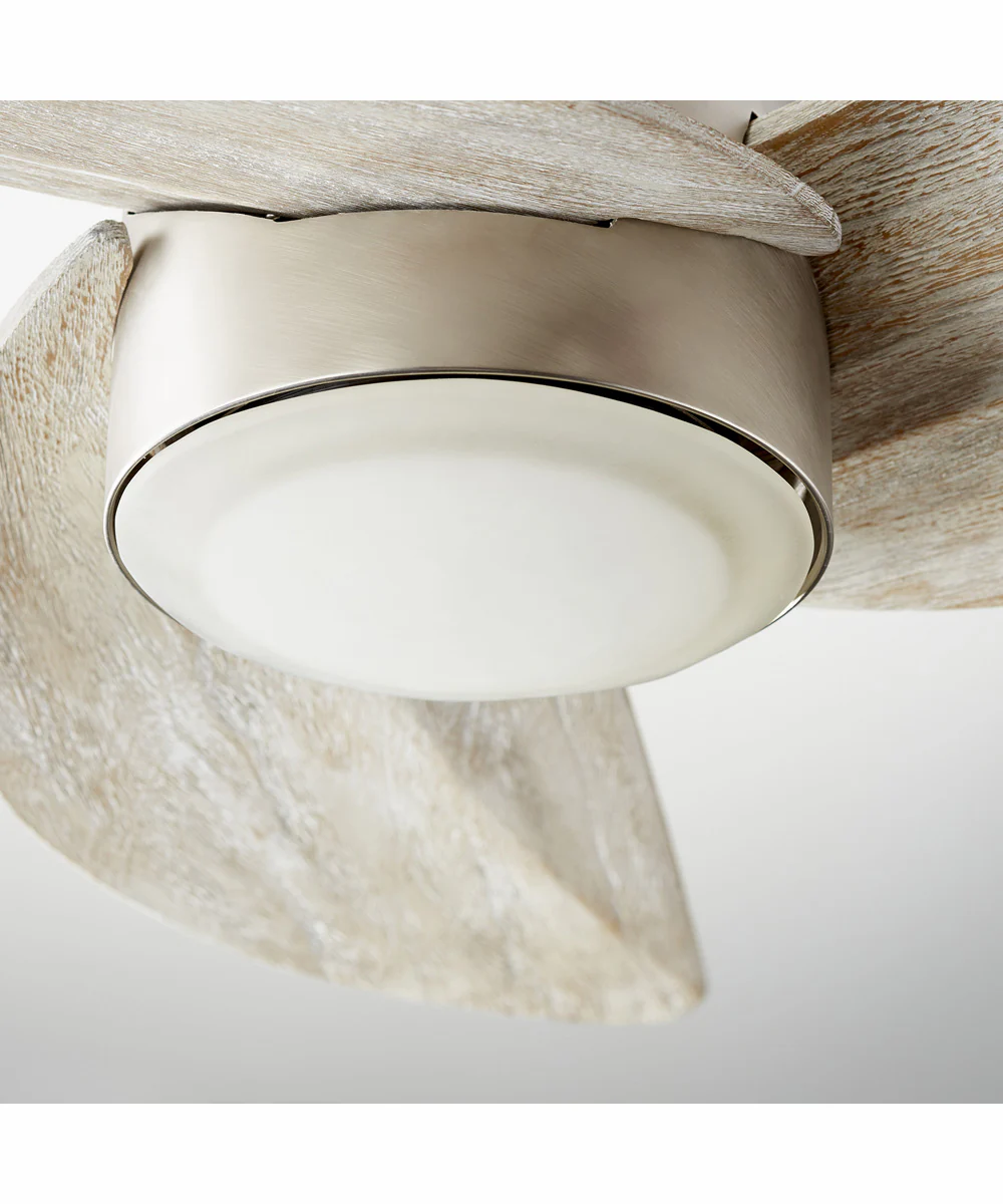 Trinity 1-light LED Ceiling Fan Satin Nickel - Image 2
