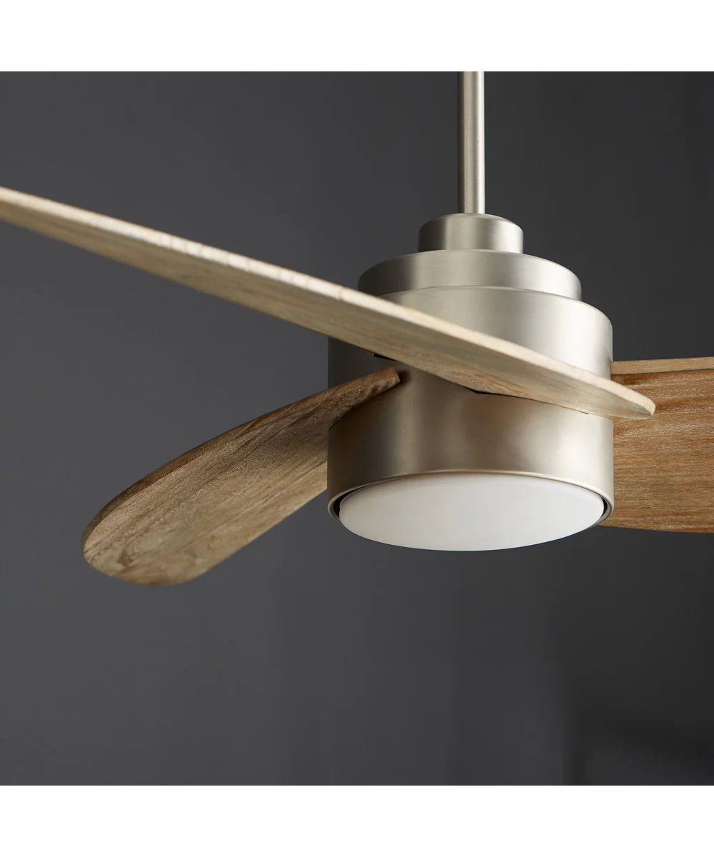 Trinity 1-light LED Ceiling Fan Satin Nickel - Image 5