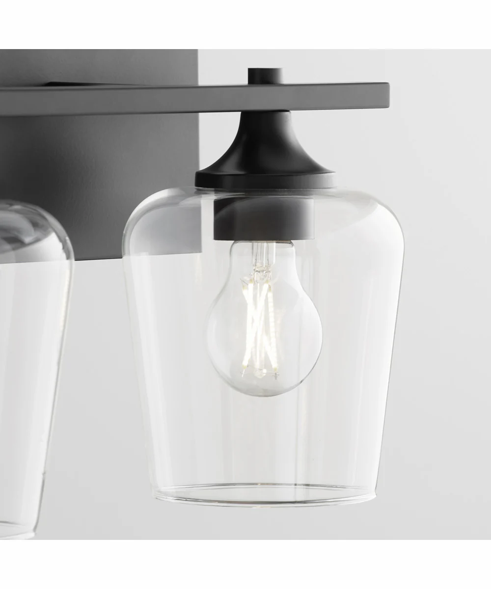 Veno 2-light Bath Vanity Light Matte Black - Image 3