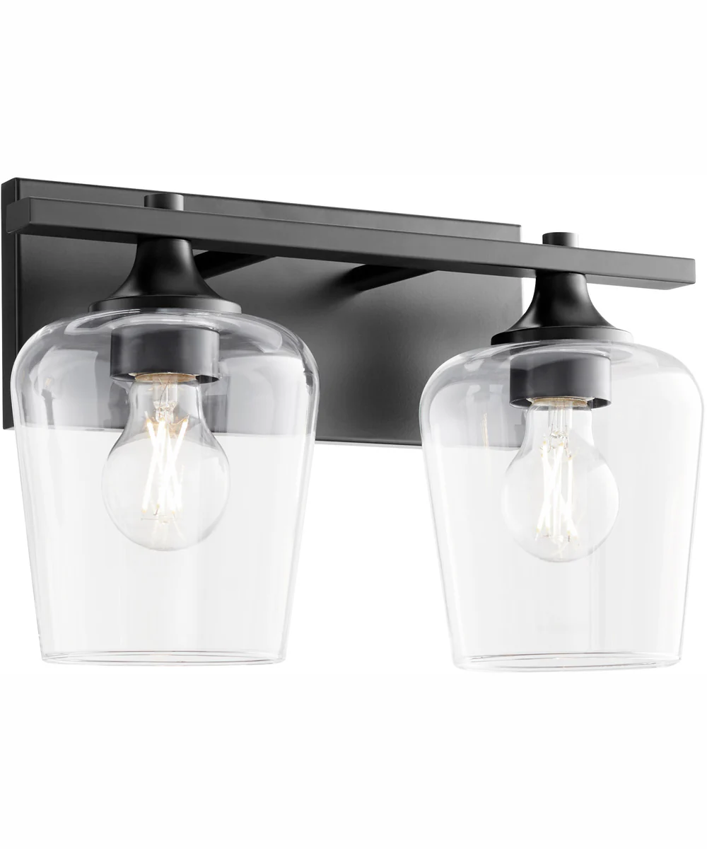 Veno 2-light Bath Vanity Light Matte Black - Image 5