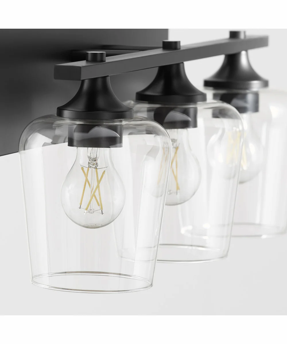 Veno 3-light Bath Vanity Light Matte Black - Image 3