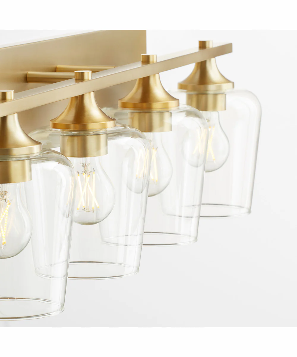 Veno 4-light Bath Vanity Light Aged Brass - Image 4