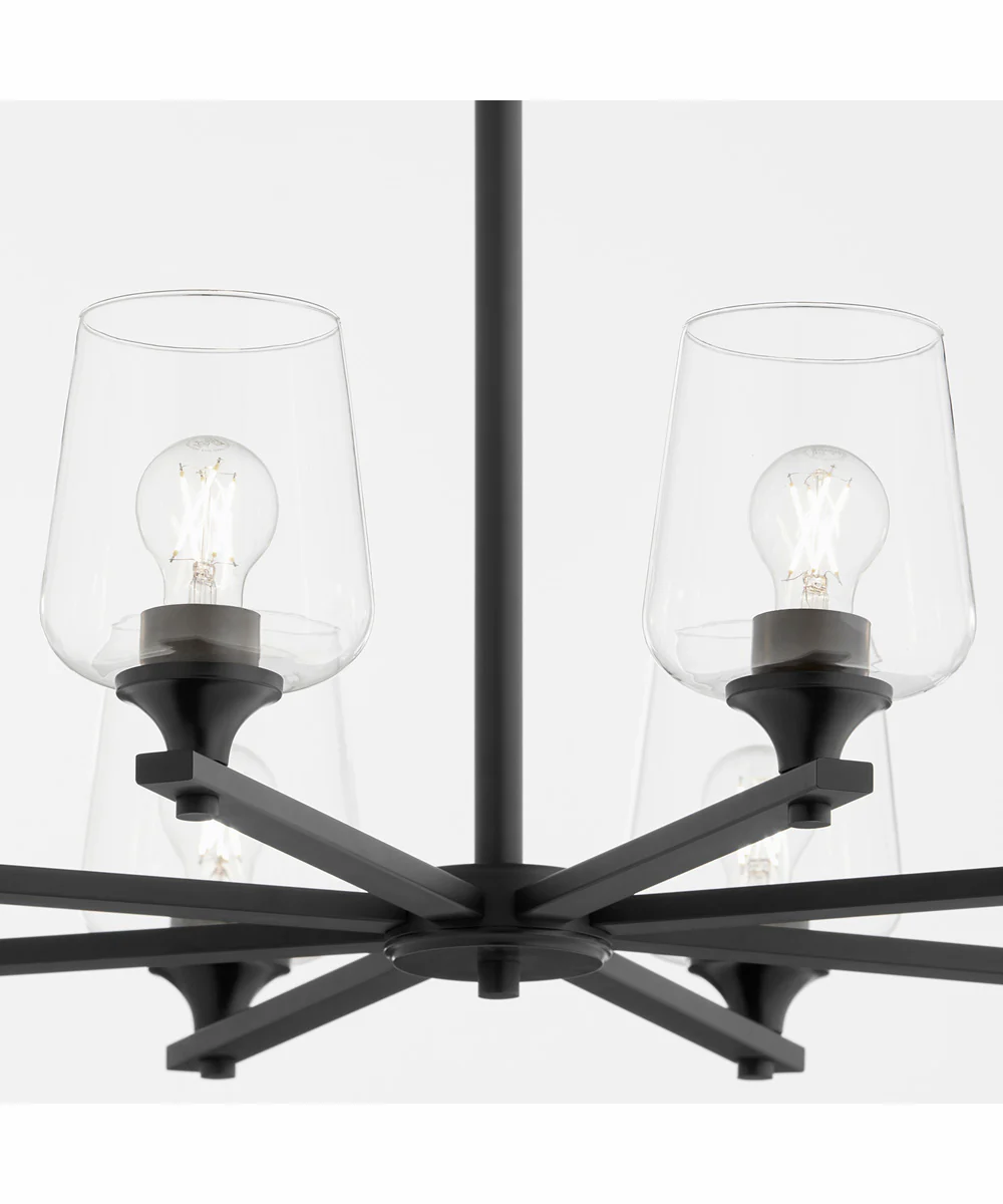 Veno 8-light Chandelier Matte Black - Image 4