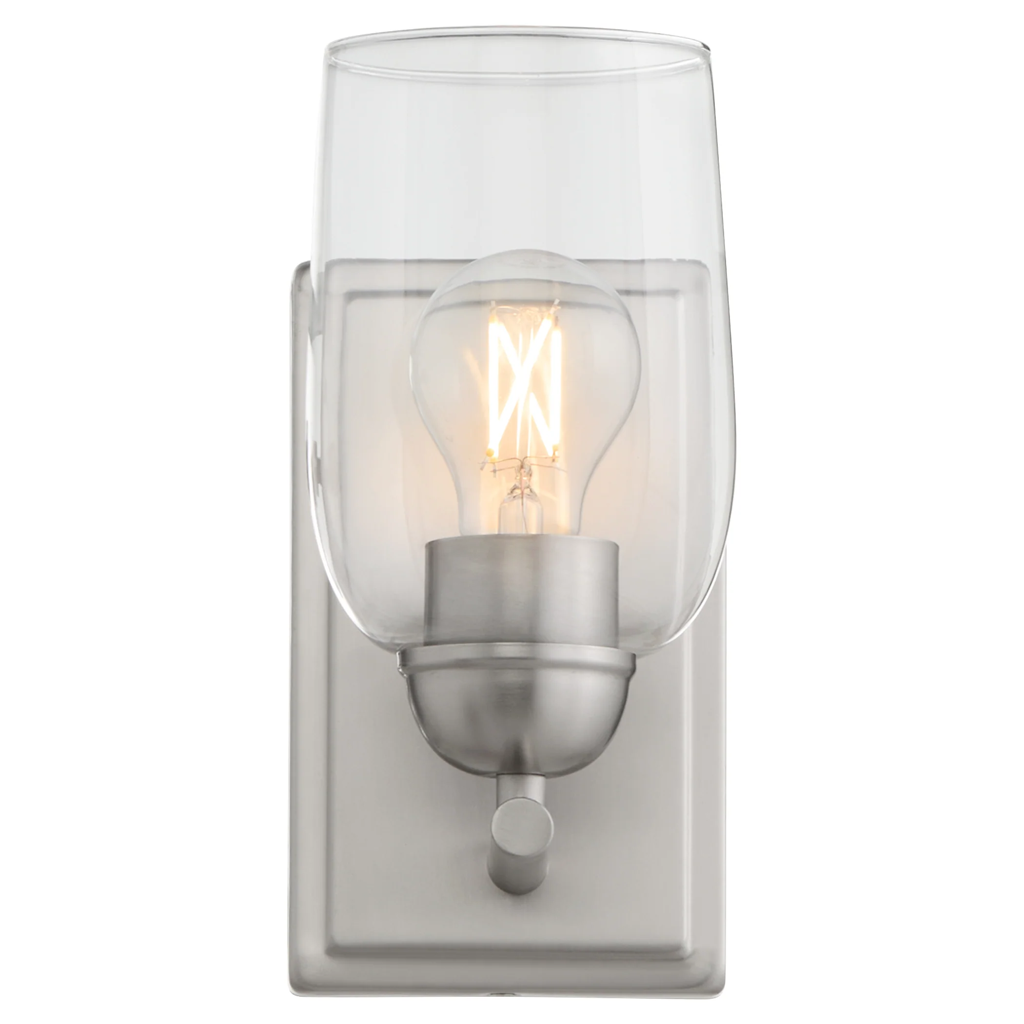 Wallinger 1-light Wall Mount Light Fixture Satin Nickel - Image 2