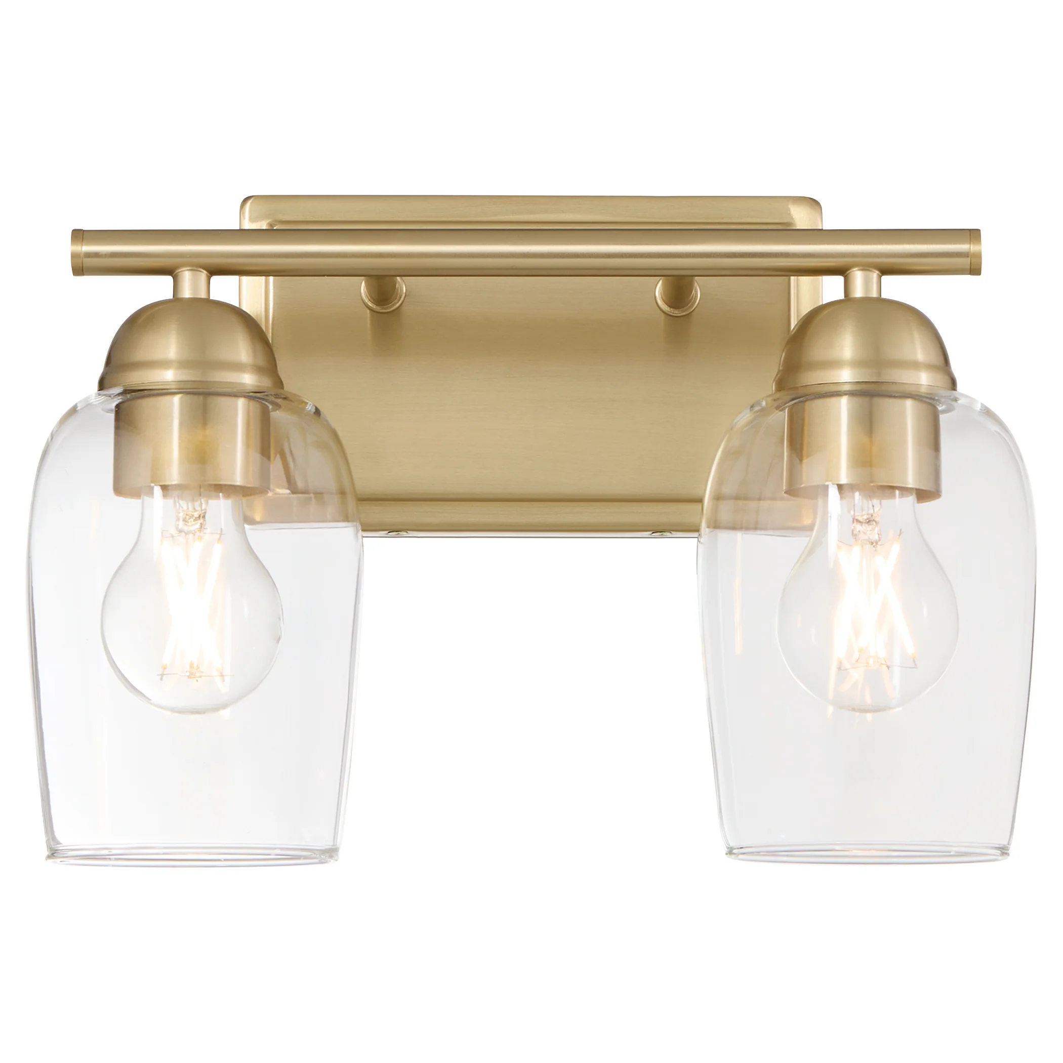 Wallinger 2-light Bath Vanity Light Aged Brass - Image 2