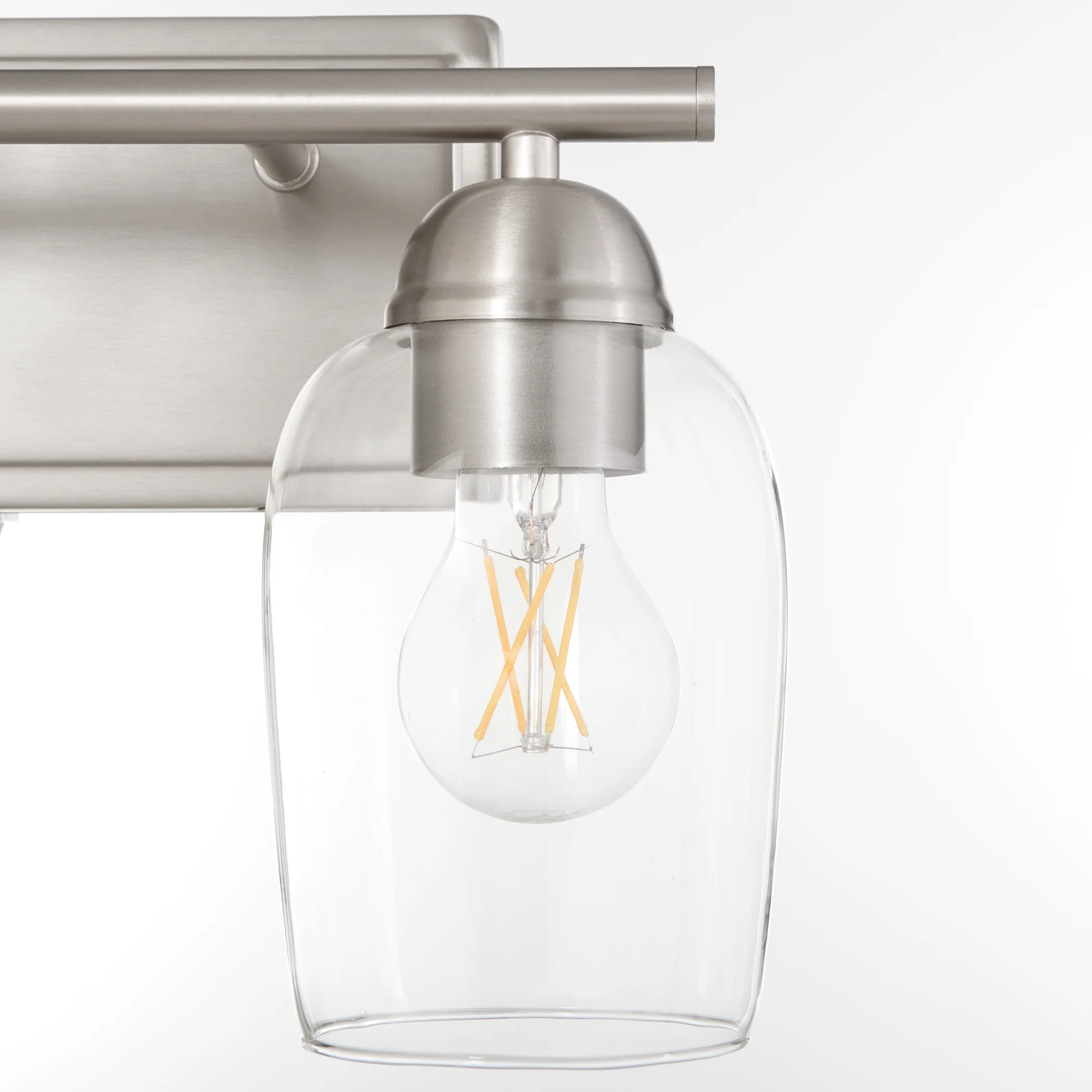 Wallinger 2-light Bath Vanity Light Satin Nickel - Image 3