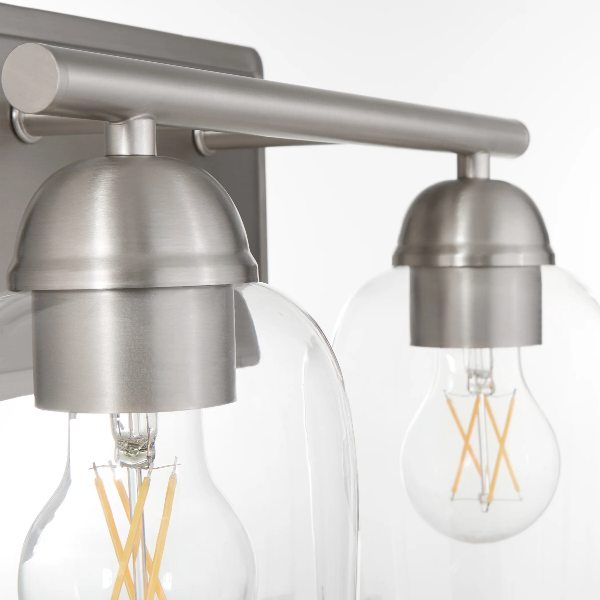 Wallinger 2-light Bath Vanity Light Satin Nickel - Image 4