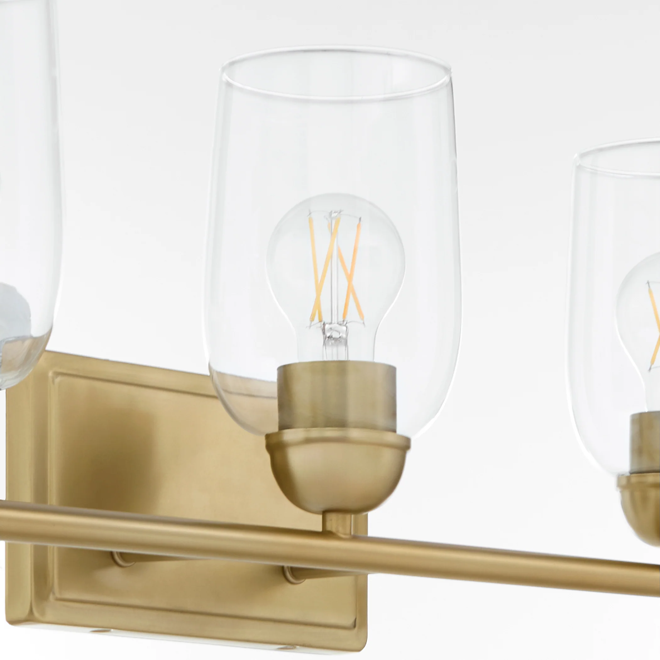 Wallinger 3-light Bath Vanity Light Aged Brass - Image 3