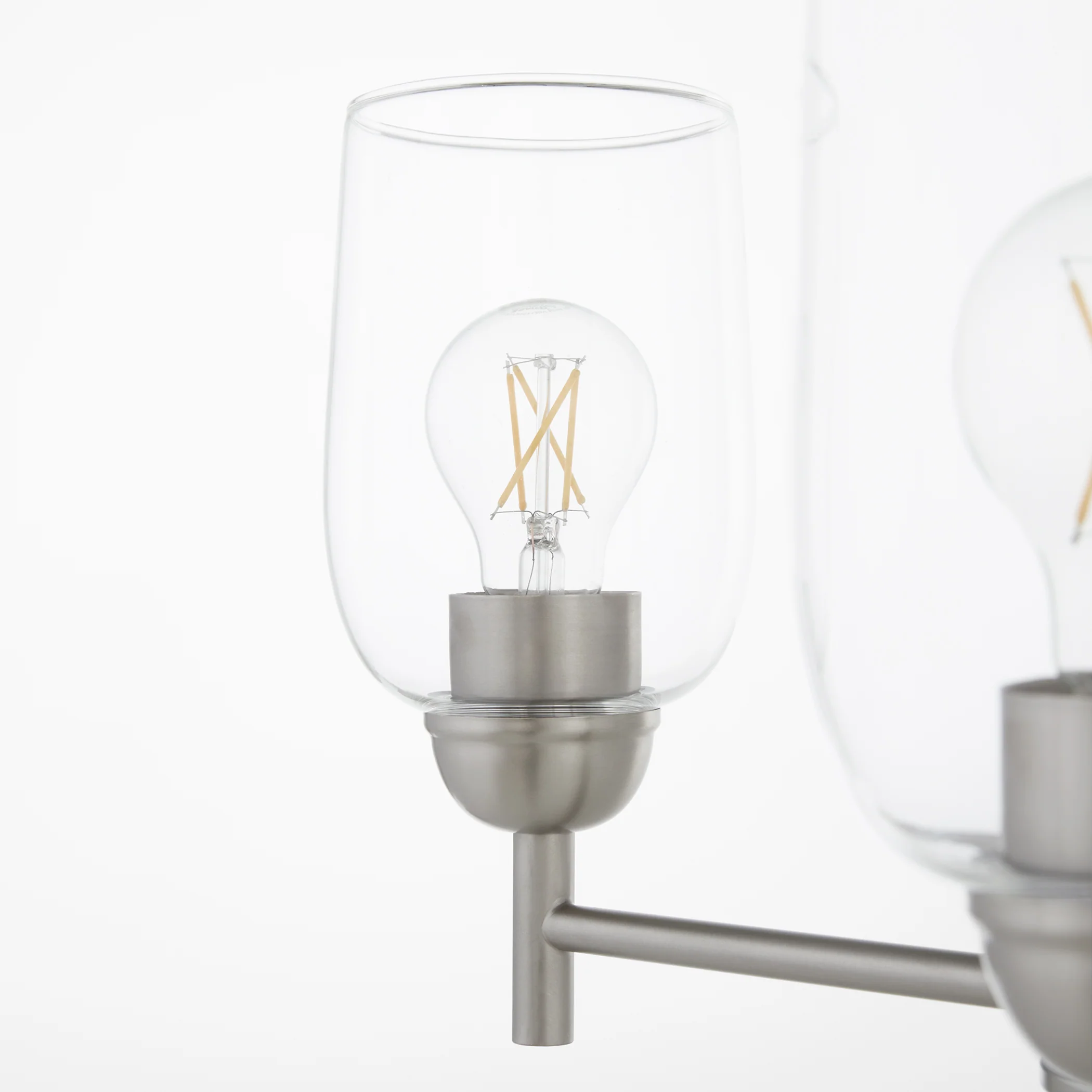 Wallinger 3-light Chandelier Satin Nickel - Image 3