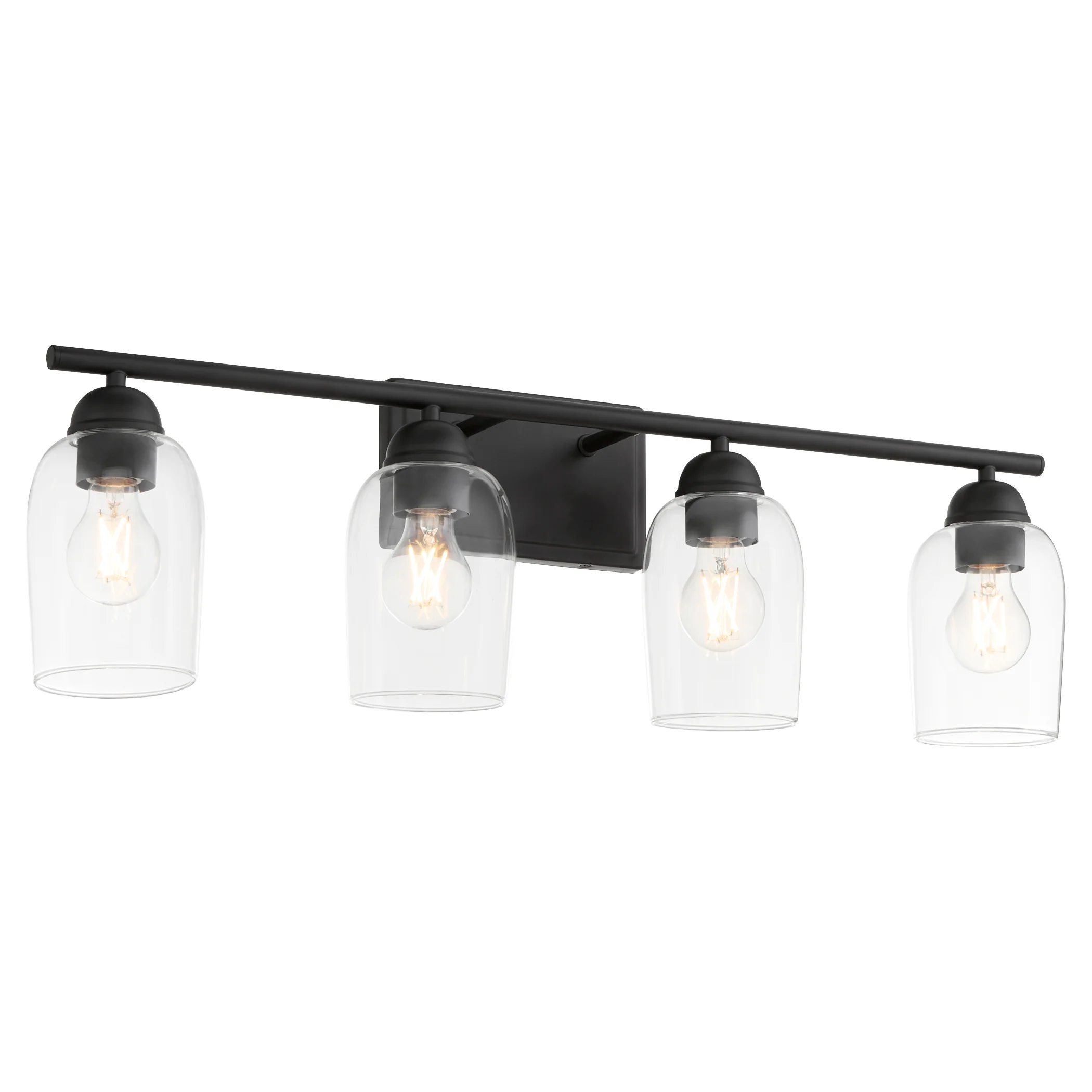 Wallinger 4-light Bath Vanity Light Matte Black - Image 2