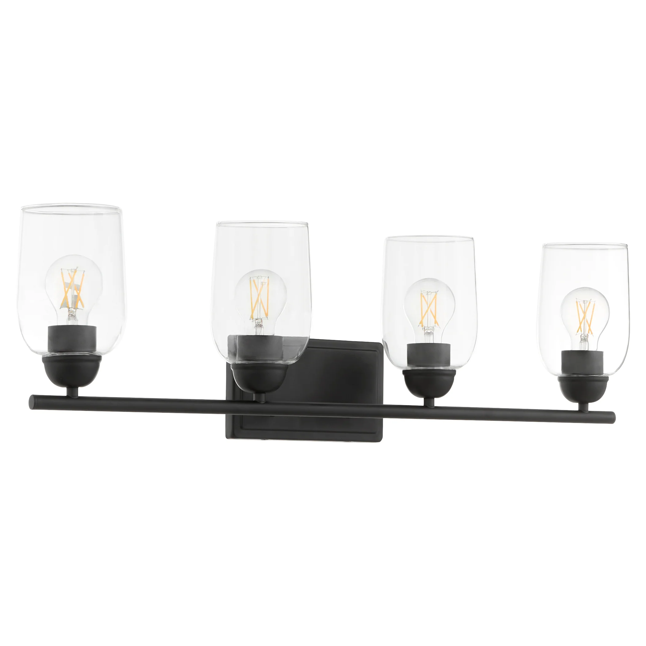 Wallinger 4-light Bath Vanity Light Matte Black - Image 3