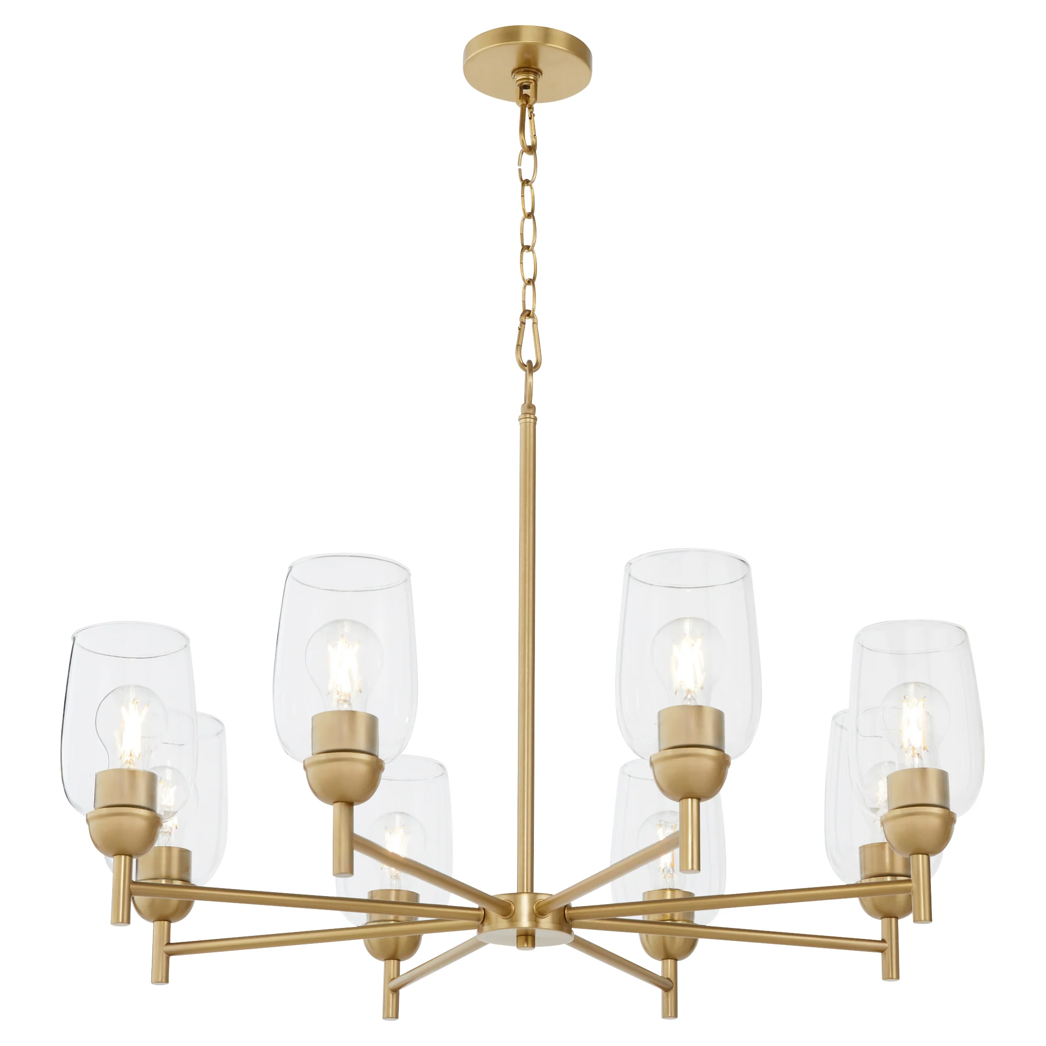 Wallinger Chandelier Aged Brass - Image 2
